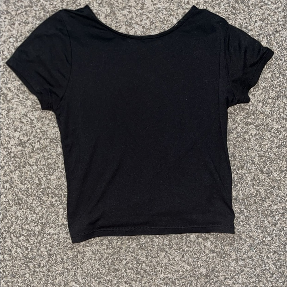 Elegant Black Crop Top for Women